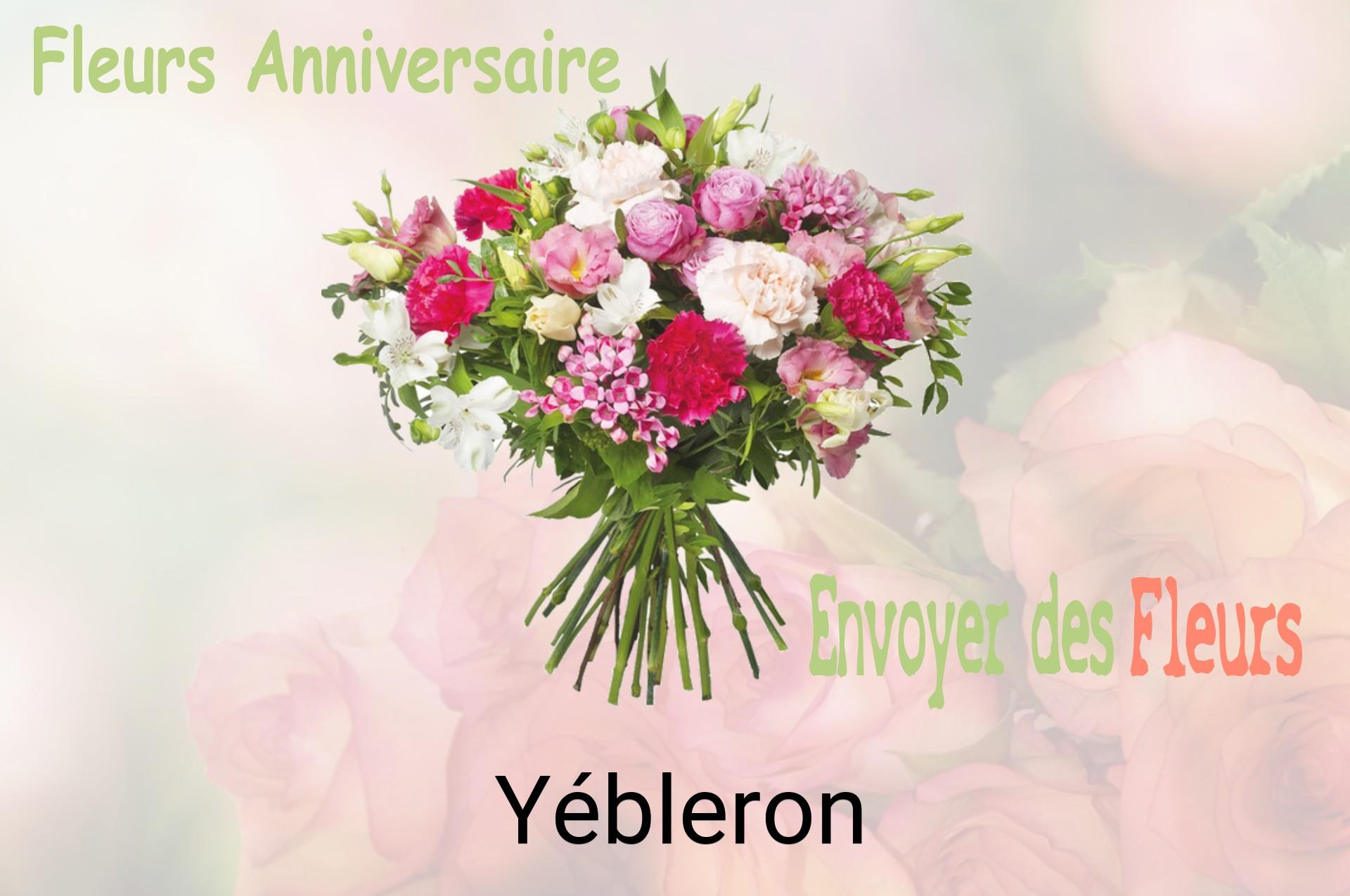 Bouquet de fleurs d’anniversaire livré à Yébleron