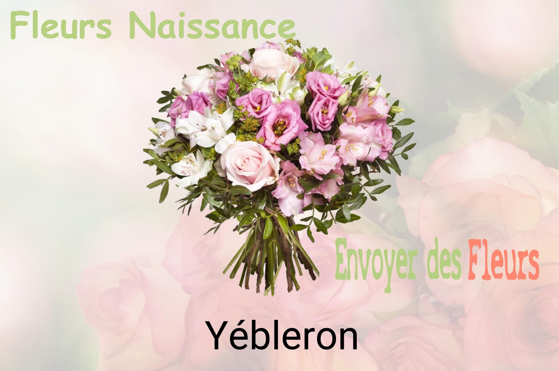 Bouquet de fleurs de naissance livré à Yébleron